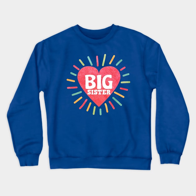 Big Sister Crewneck Sweatshirt by Kindred Kiddos